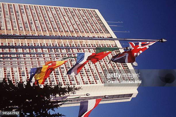 Luxemburg - Stadt Europaturm auf demKirchbergplateau- 1994