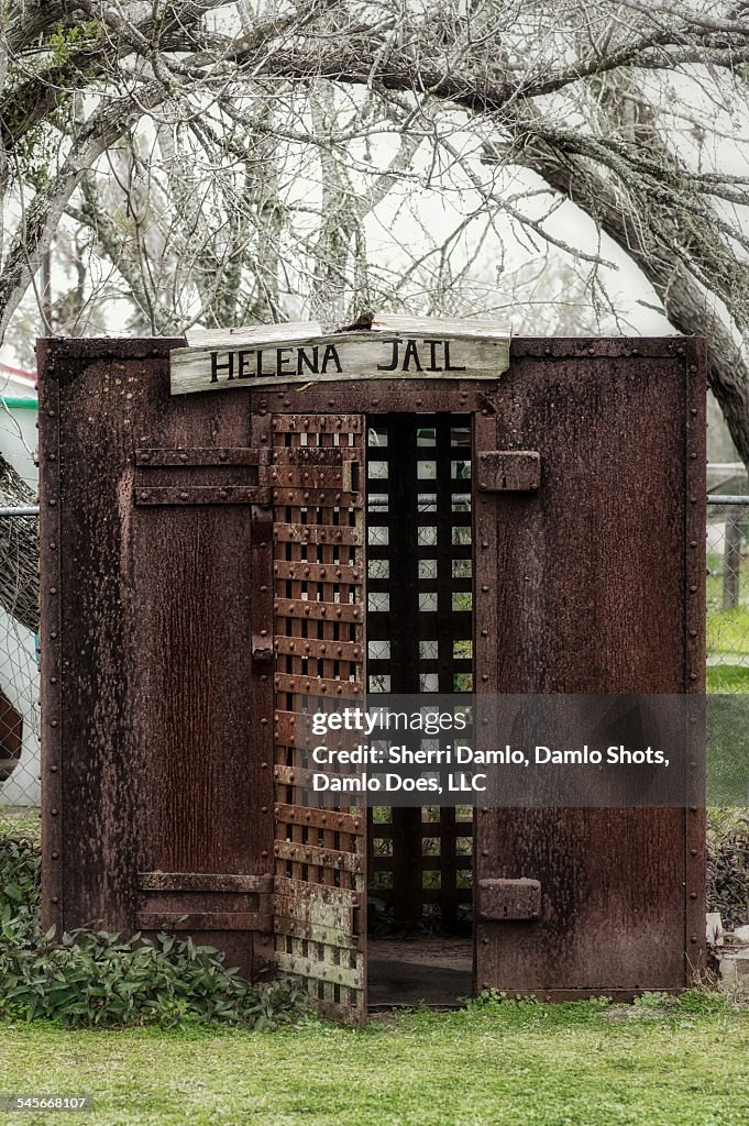 Helena jail cell in Texas