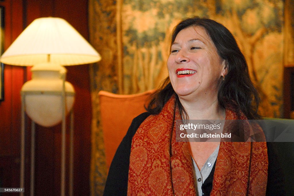 Mattes, Eva - Actress, Austria - during interview in Berlin, Germany - 24.11.2009