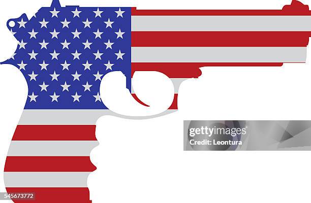 american gun - national rifle association stock illustrations