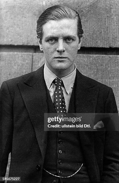 Churchill, Randolph - Journalist, Politician, Great BritainRandolph Frederick Edward Spencer Churchill*-06. 06.1968+- son of Winston Churchill- in...