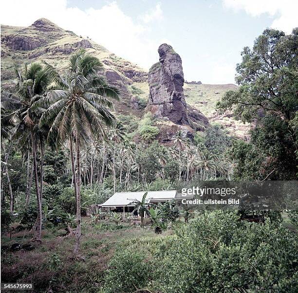 Französisch Polynesien :Marquesas Islands, Fatu Hiva /Hanavave : Landschaft