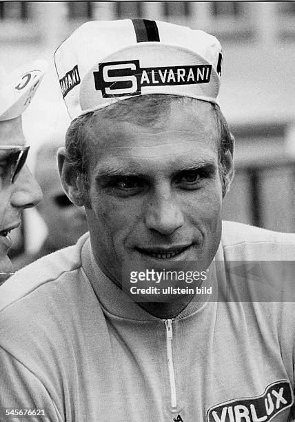 Sportler, Radrennfahrer, D- Portrait- 1970