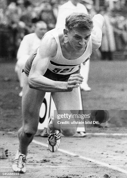 Hary, Armin *-Sportler, Leichtathletik, Sprint, DOlympiasieger 1960Weltrekord 100 Meter 1960Portrait- vermutl. 1959