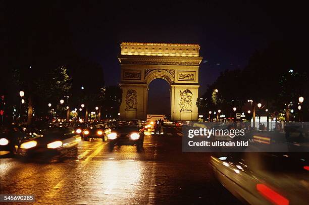 Arc de Triomphe bei Nacht- 1993