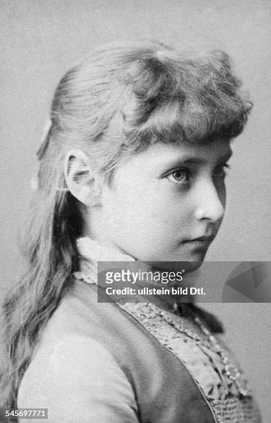 1918geb. Prinzessin Alice vonHessen-DarmstadtEhefrau von Zar Nikolaus II.Jugendbildnis