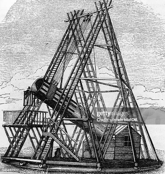 Wissenschaftler, Astronom, D/GBRiesen-Teleskop Herschels von 1789