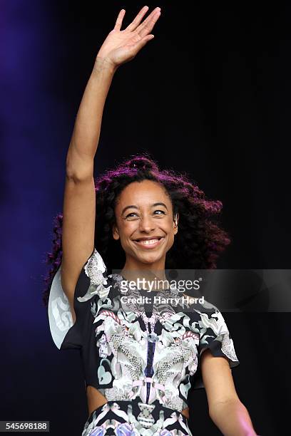 Corinne Bailey Rae performs at Cornbury Festival at Great Tew Estate on July 9, 2016 in Oxford, England.