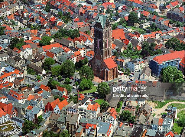 Germany Mecklenburg-Western Pomerania Wismar - Tower of St. Mary's Church