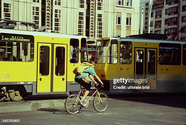 Fahrradkurier in Berlin- 1995