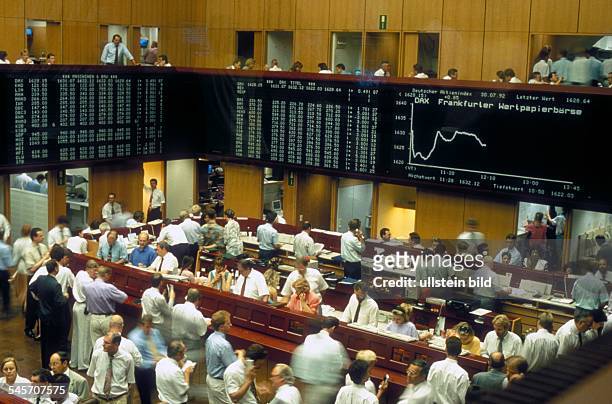 Börse von Frankfurt, Innenansicht- 1993