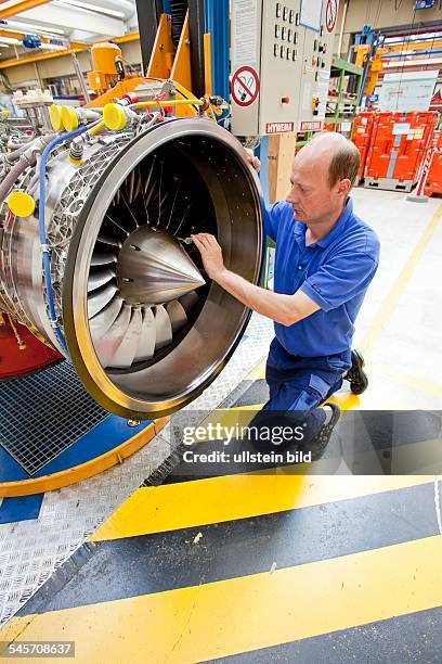 Germany Bavaria Munich - MTU Aero Engines, produvtion of the Eurofighter engine -