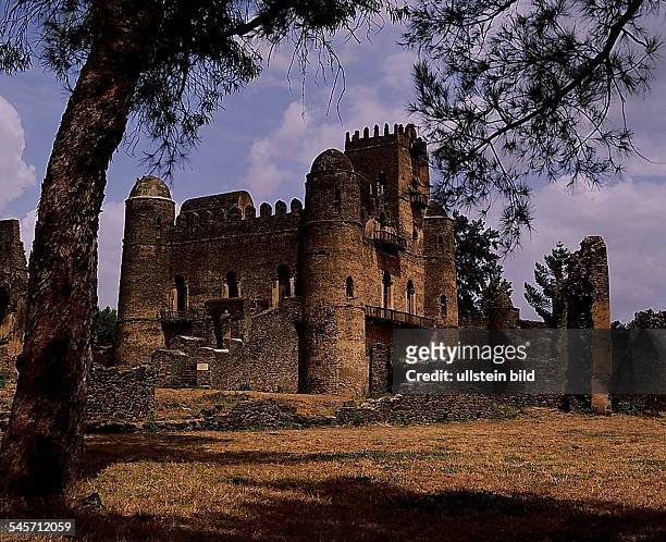 Die Burg des Königs Fasiledes in Gondar- 1994