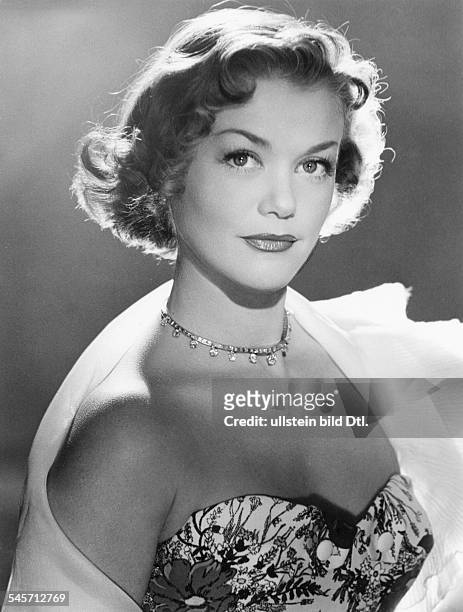 Simone Simon, French actress. Portrait 1955