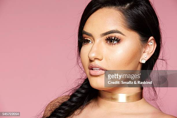 Karla Jara takes a portrait at Beautycon Festival Los Angeles on July 9, 2016 in Los Angeles, California. @raskindphoto @smallzphoto