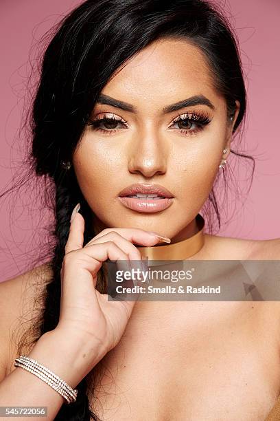 Karla Jara takes a portrait at Beautycon Festival Los Angeles on July 9, 2016 in Los Angeles, California. @raskindphoto @smallzphoto