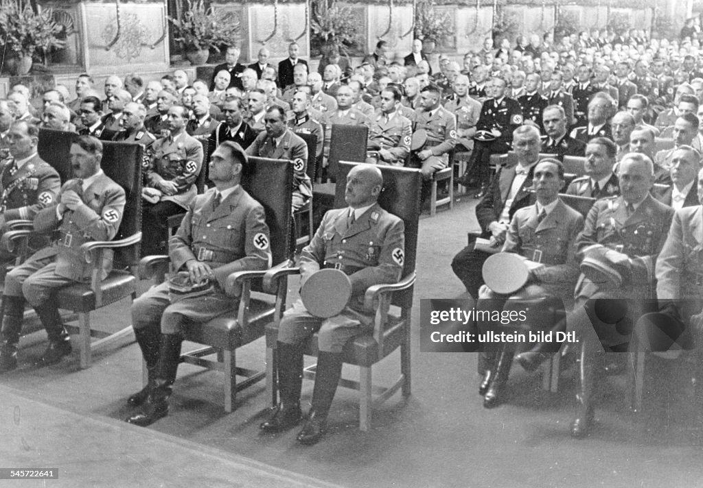 Germany, Third Reich - Nuremberg Rally 1938 Reception for Nazi... News ...