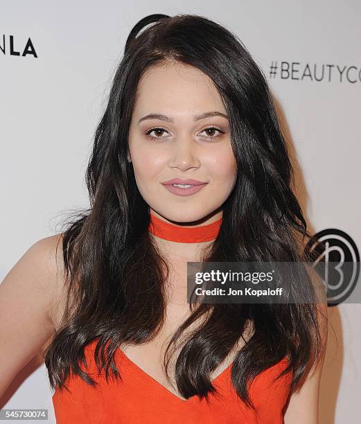 Actress Kelli Berglund arrives at the 4th Annual Beautycon Festival Los Angeles at Los Angeles Convention Center on July 9, 2016 in Los Angeles,...