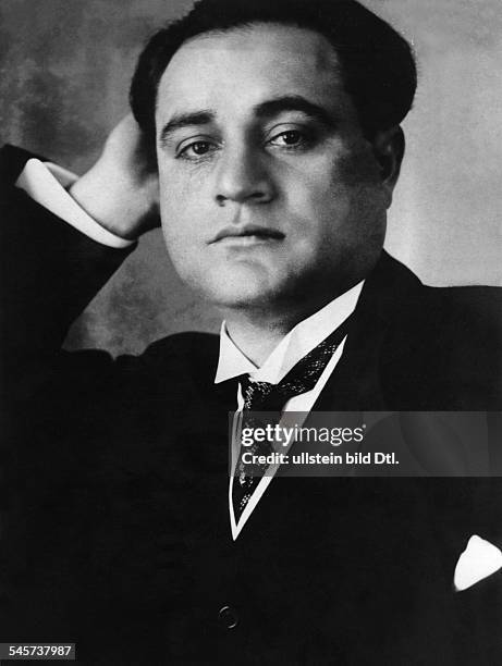 Benjamino Gigli *20.03.1890-+Opernsänger, Tenor, Schauspieler; ItalienPorträtundatiert