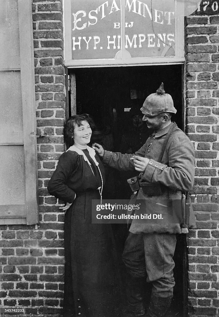 World War I: Belgium under German occupation