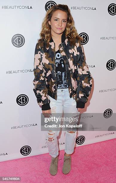 Actress Sixx Orange arrives at the 4th Annual Beautycon Festival Los Angeles at Los Angeles Convention Center on July 9, 2016 in Los Angeles,...