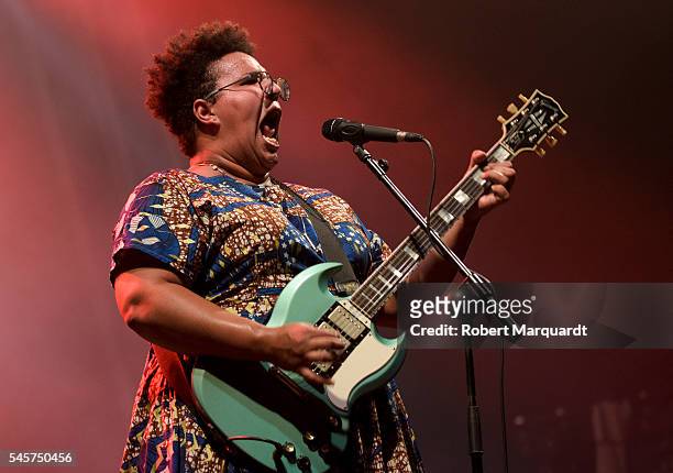 Brittany Howard of the Alabama Shakes performs in concert during the Cruilla Festival 2016 on July 9, 2016 in Barcelona, Spain.
