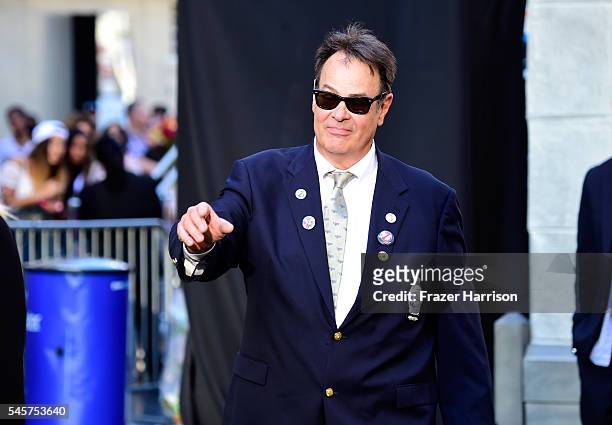 Actor Dan Aykroyd arrives at the Premiere of Sony Pictures' "Ghostbusters" at TCL Chinese Theatre on July 9, 2016 in Hollywood, California.