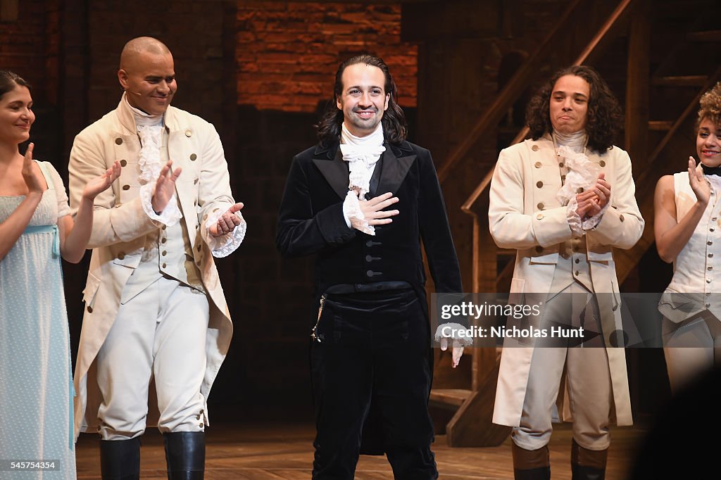 Lin-Manuel Miranda's Final Performance In "Hamilton" On Broadway