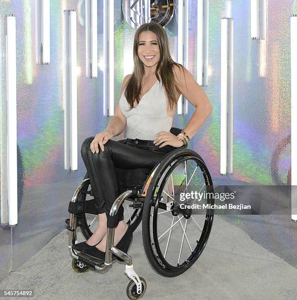 Web personality Chelsie Hill poses for portrait at the 4th Annual Beautycon Festival Los Angeles at Los Angeles Convention Center on July 9, 2016 in...