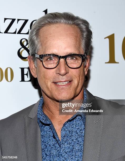 Actor Gregory Harrison arrives at the 100 Episode Celebration of TNT's "Rizzoli and Isles" at Cicada on July 9, 2016 in Los Angeles, California.