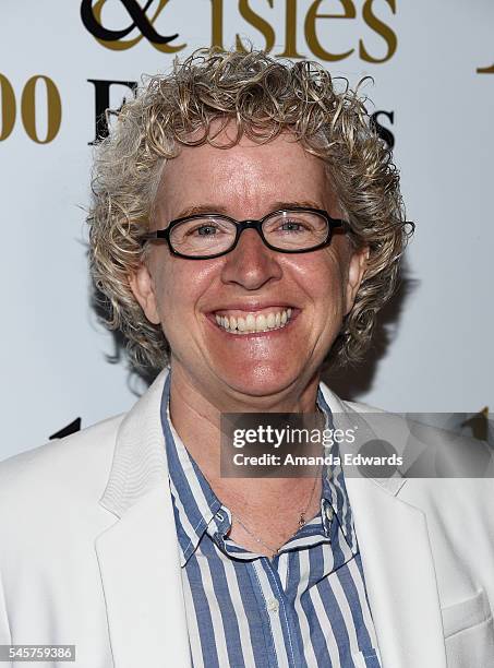 Executive producer Jan Nash arrives at the 100 Episode Celebration of TNT's "Rizzoli and Isles" at Cicada on July 9, 2016 in Los Angeles, California.