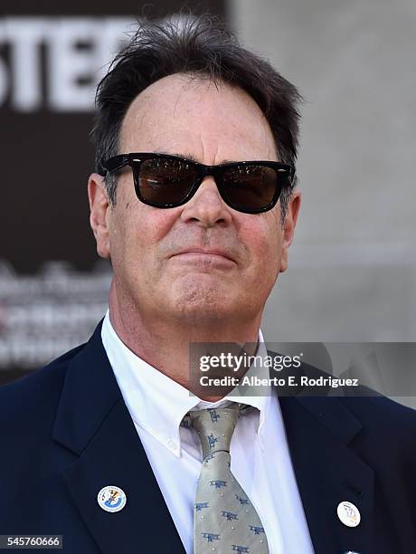 Actor Dan Aykroyd arrives at the Premiere of Sony Pictures' 'Ghostbusters' at TCL Chinese Theatre on July 9, 2016 in Hollywood, California.