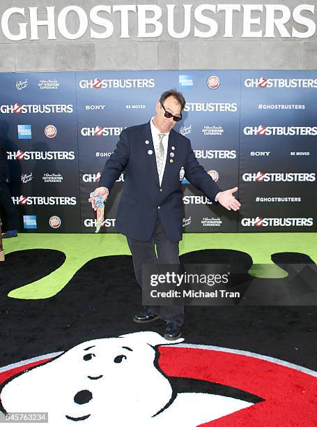 Dan Aykroyd arrives at the Los Angeles premiere of Sony Pictures' "Ghostbusters" held at TCL Chinese Theatre on July 9, 2016 in Hollywood, California.