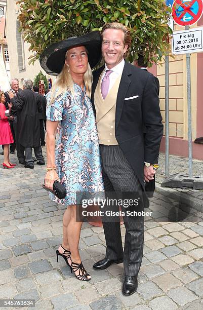 Prinz Carl-Eugen zu Oettingen-Oettingen und Oettingen-Wallerstein and his wife Prinzessin Anna zu Oettingen-Oettingen und Oettingen-Wallerstein...