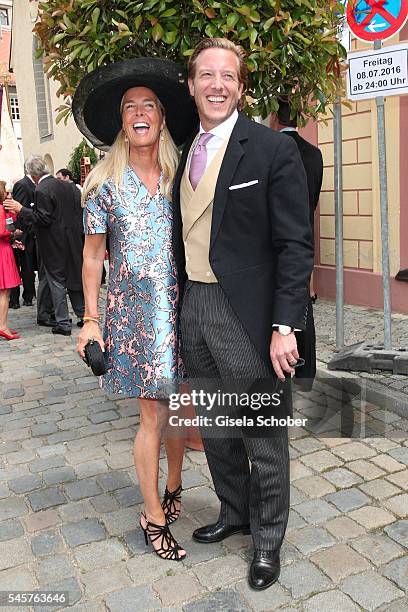 Prinz Carl-Eugen zu Oettingen-Oettingen und Oettingen-Wallerstein and his wife Prinzessin Anna zu Oettingen-Oettingen und Oettingen-Wallerstein...