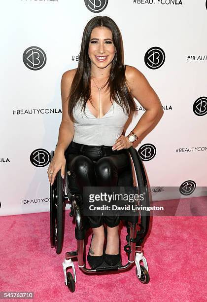 Personality Chelsie Hill attends the 4th Annual Beautycon Festival at Los Angeles Convention Center on July 9, 2016 in Los Angeles, California.