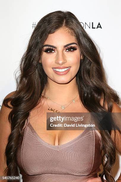 Nazanin Kavari attends the 4th Annual Beautycon Festival at Los Angeles Convention Center on July 9, 2016 in Los Angeles, California.