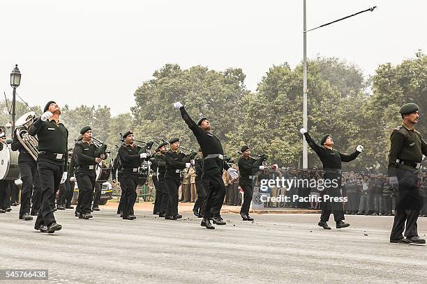 Preparation is going on to celebrate India's 67th Republic Day on Rajpath, from President's House to India's Gate. India celebrate Republic Day on...