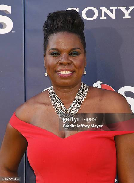 Actress Leslie Jones arrives at the Premiere of Sony Pictures' 'Ghostbusters' at TCL Chinese Theatre on July 9, 2016 in Hollywood, California.