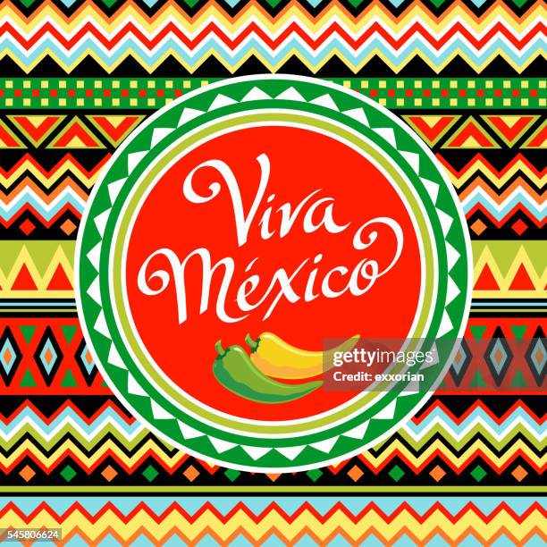 ilustraciones, imágenes clip art, dibujos animados e iconos de stock de viva méxico - viva méxico