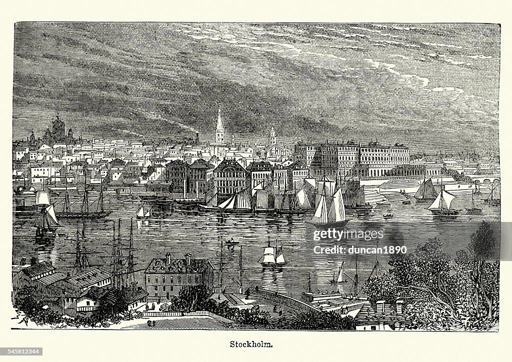 Stockholm, Sweden in the 19th Century