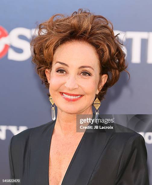 Annie Potts attends the premiere of Sony Pictures' 'Ghostbusters' on July 9, 2016 in Hollywood, California.