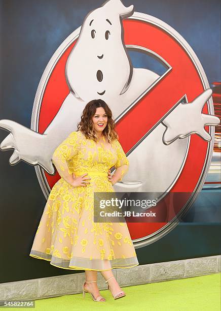 Melissa McCarthy attends the premiere of Sony Pictures' 'Ghostbusters' on July 9, 2016 in Hollywood, California.