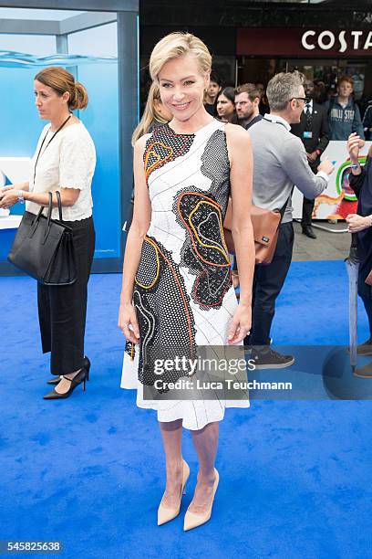 Portia de Rossi arrives for the UK Premiere of "Finding Dory" at Odeon Leicester Square on July 10, 2016 in London, England.