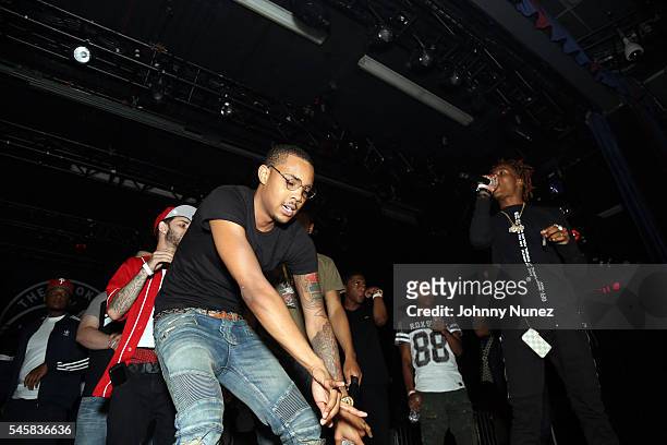 Herbo and Rich The Kid perform during The Smokers Club concert event at Crosby Hotel on July 9, 2016 in New York City.