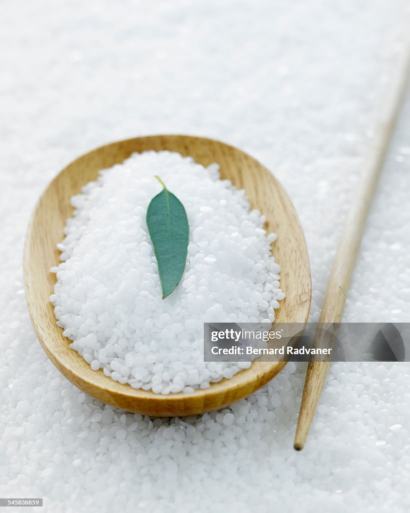 Close up of aromatherapy ingredients