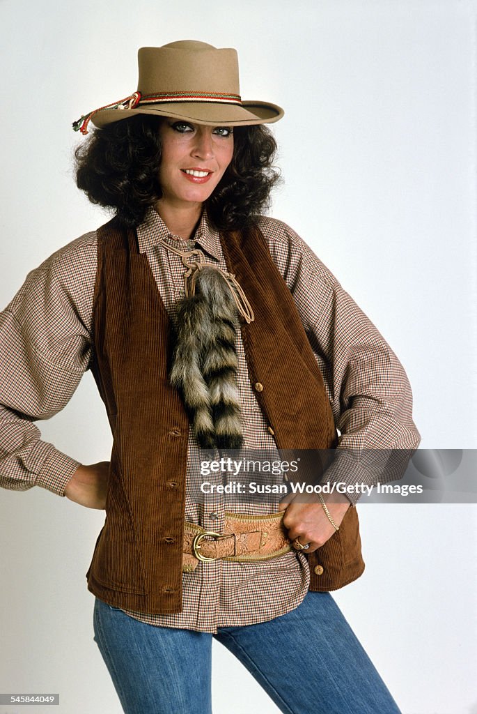 Model In A Vest & Hat