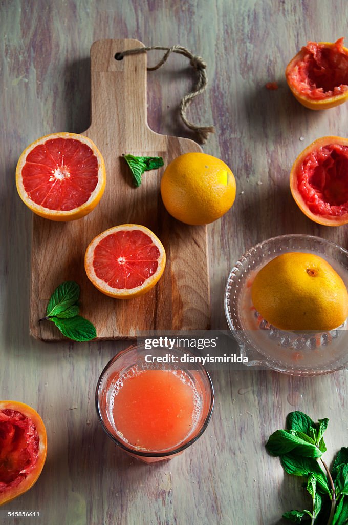 Grapefruits and grapefruit juice