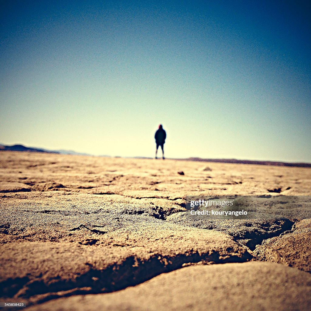 USA, California, Adelanto, El Mirage Dry Lake