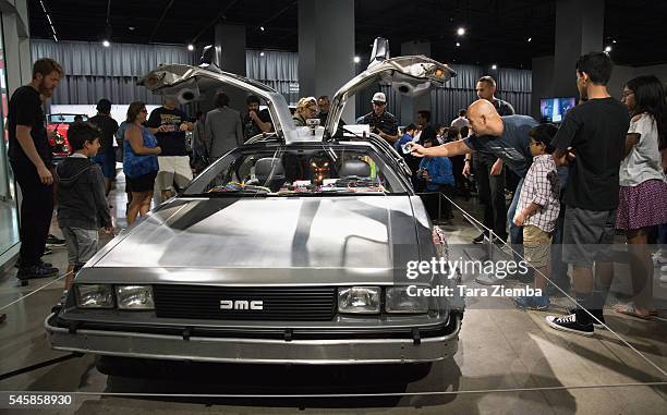 Time Machine Vehicles Saving The Delorean Time Machine Photos and Premium High Res Pictures ...